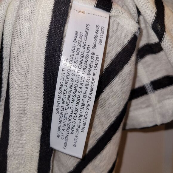 Massimo Dutti Linen Striped Tank NWT NWT - Picture 7 of 7